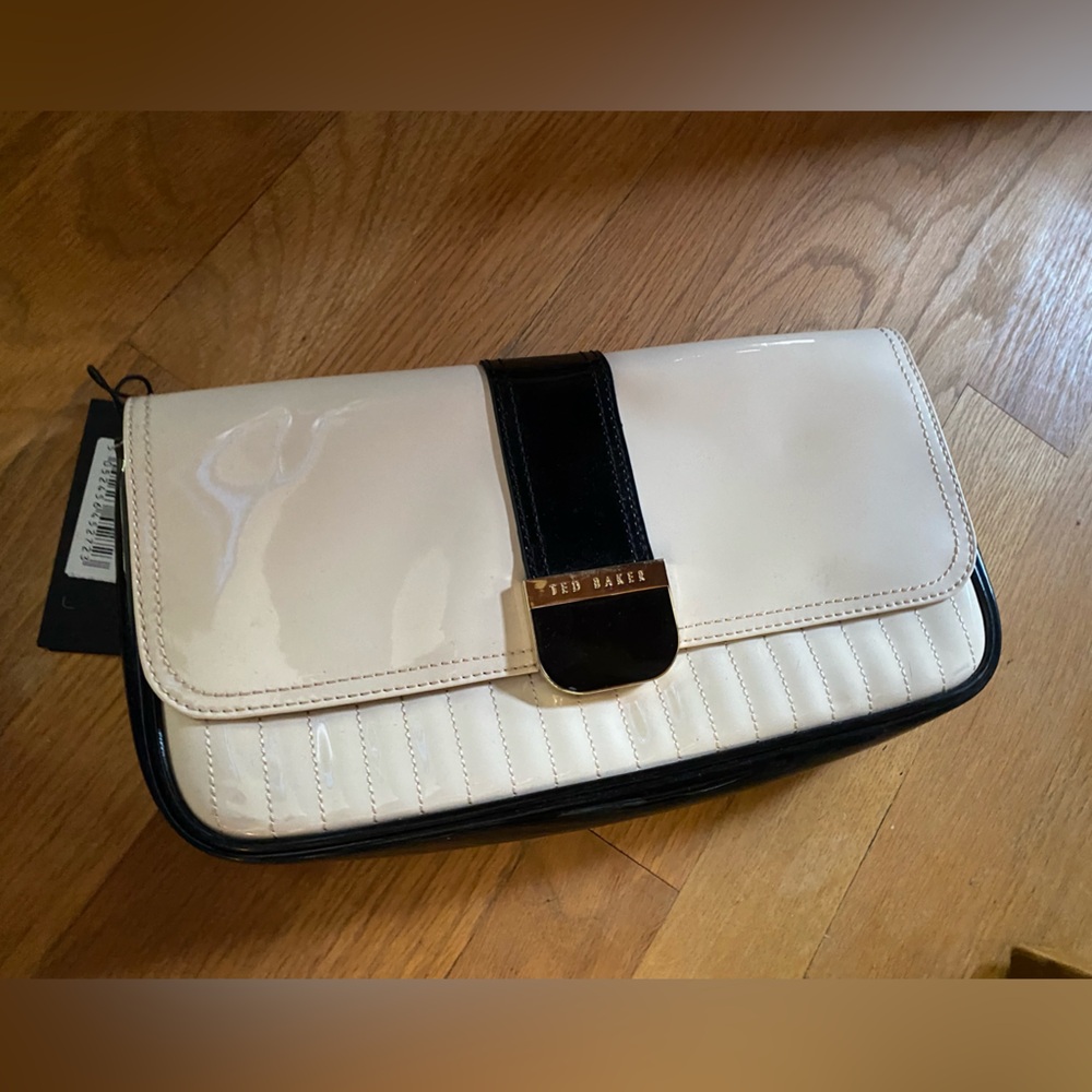 #75 *minor flaws as shown* NWT Ted Baker Clutch